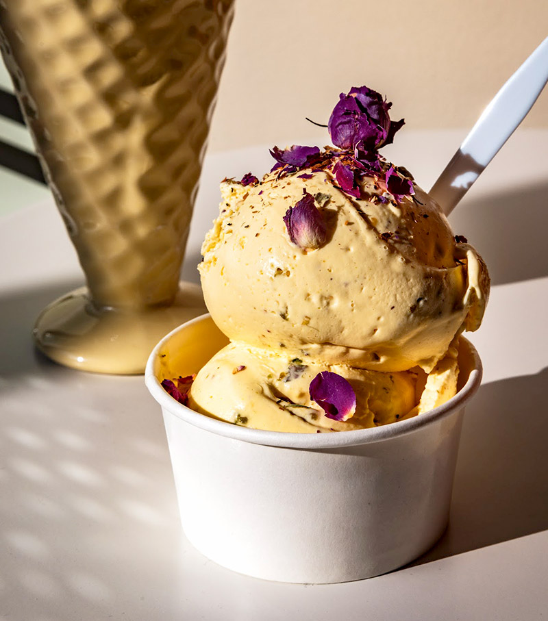 Kinrose Creamery Rose Ice Cream