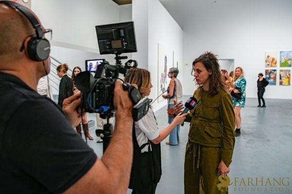 Tala Madani Exhibition Opening 109