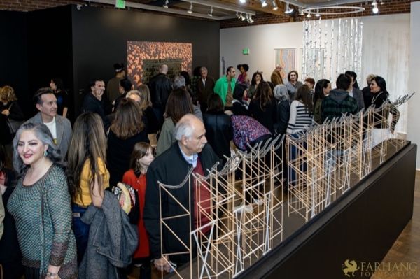 001 ART IRAN Falling Into Language Opening Celebration