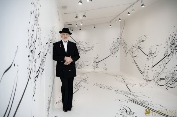 010 ART IRAN Falling Into Language Opening Celebration