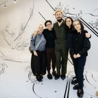 041 ART IRAN Falling Into Language Opening Celebration