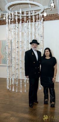 042 ART IRAN Falling Into Language Opening Celebration