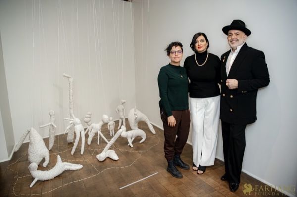 050 ART IRAN Falling Into Language Opening Celebration