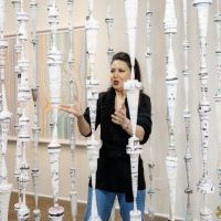 056 ART IRAN Falling Into Language Opening Celebration