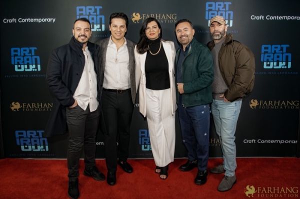 060 ART IRAN Falling Into Language Opening Celebration