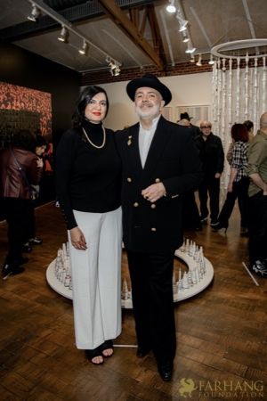 061 ART IRAN Falling Into Language Opening Celebration