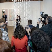 062 ART IRAN Falling Into Language Opening Celebration