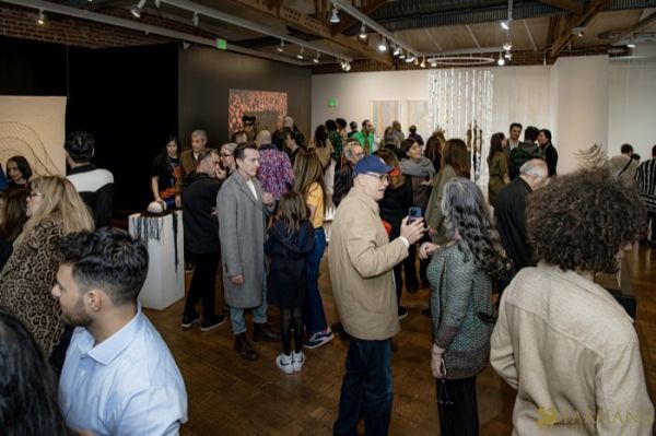 063 ART IRAN Falling Into Language Opening Celebration