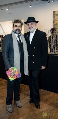 065 ART IRAN Falling Into Language Opening Celebration