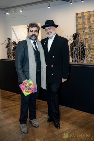 065 ART IRAN Falling Into Language Opening Celebration