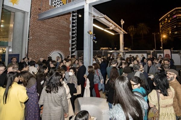 067 ART IRAN Falling Into Language Opening Celebration