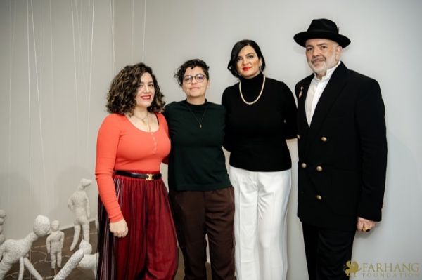 069 ART IRAN Falling Into Language Opening Celebration