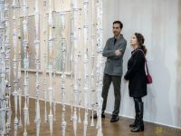 070 ART IRAN Falling Into Language Opening Celebration