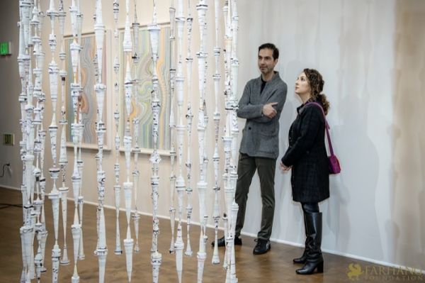 070 ART IRAN Falling Into Language Opening Celebration