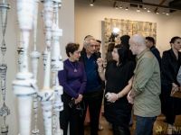 087 ART IRAN Falling Into Language Opening Celebration