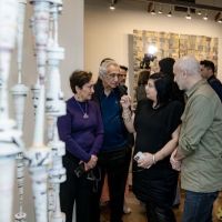 087 ART IRAN Falling Into Language Opening Celebration