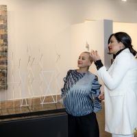 103 ART IRAN Falling Into Language Opening Celebration