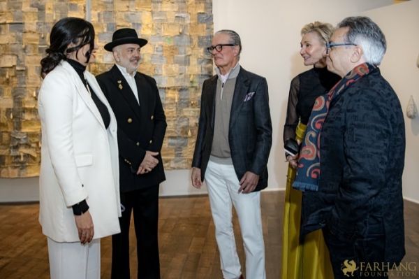 106 ART IRAN Falling Into Language Opening Celebration