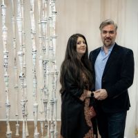 107 ART IRAN Falling Into Language Opening Celebration