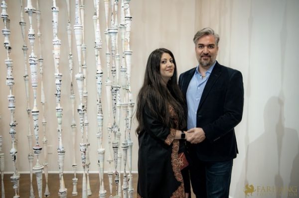 107 ART IRAN Falling Into Language Opening Celebration