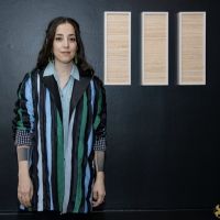 109 ART IRAN Falling Into Language Opening Celebration