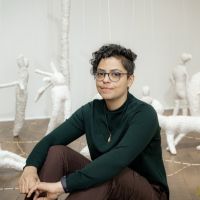 113 ART IRAN Falling Into Language Opening Celebration