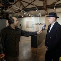 118 ART IRAN Falling Into Language Opening Celebration