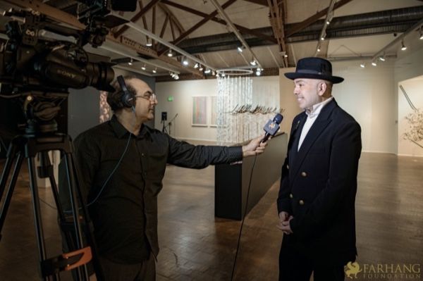 118 ART IRAN Falling Into Language Opening Celebration