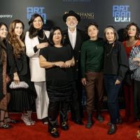 122 ART IRAN Falling Into Language Opening Celebration