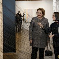 140 ART IRAN Falling Into Language Opening Celebration