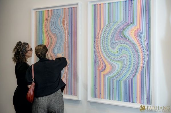 150 ART IRAN Falling Into Language Opening Celebration