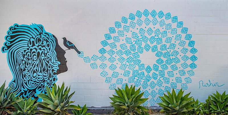 Iranian Street Mural