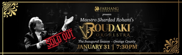 Maestro Shardad Rohani’s Roudaki Orchestra at the Barclay