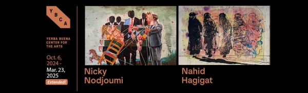 Nicky Nodjoumi and Nahid Hagigat At YBCA